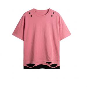 Camiseta de Hombre Personalizable, Corte Ajustado, Manga Corta, Transpirable, Ecológica, 220g, 100% Algodón Jersey, Lisa, Gruesa, Sólida - Product Image 3
