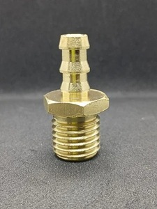 Raccord de tuyauterie hexagonal femelle en laiton forgé poli, filetage G, adaptateur de tube flexible à basse pression égal, 3/4 pouce, quincaillerie dorée - Product Image 2