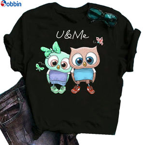 Camisetas de Verano Holgadas para Mujer con Logotipo Personalizado, Estampado de Dibujos Animados, Mangas Cortas, Diseños de Moda para Chicas - Product Image 6