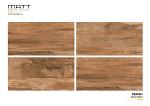 600x1200mm <b>Floor</b> Tiles Wood Look Ceramic Wooden Finish Ceramic Tiles/Porcelain Wood Look 600x1200mm <b>Matt</b> Tiles - Product Image 2
