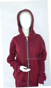 Sudadera con Capucha para Mujer, 400 GSM, Algodón Grueso, Antiarrugas, Estilo Urbano, Personalizable OEM ODM, Marca Privada, Precio de Fábrica al por Mayor - Product Image 2