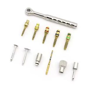 Dental Implant Surgical Kit Implant Drill <b>Saw</b> Set <b>Bone</b> Expansion Instruments Ratchet Wrench Oral Surgery Tool - Product Image 2