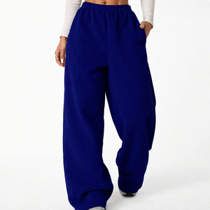 Pantalones de chándal anchos de mujer con lavado ácido personalizado, 100% algodón, de peso pesado, para invierno, estilo urbano, al por mayor - Product Image 3