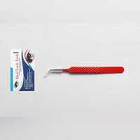 Pinces à cils en acier inoxydable de haute qualité, pinces à cils professionnelles à étiquette privée pour cils volumineux et classiques