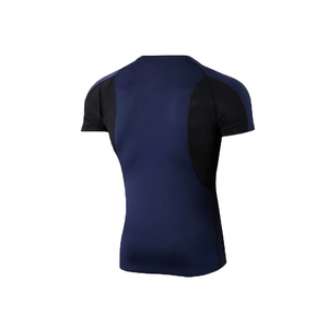 Plain <b>Compression</b> Lightweight Half Sleeve Rash Guard for <b>Men</b> Adult Boys MMA Swimwear 100% Polyester Customizable Rash Guard - Product Image 2