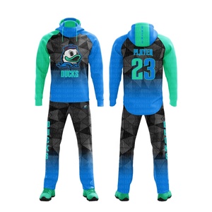 Survêtements de sport de haute qualité Nom et numéro personnalisés Sublimation Imprimé Team Wear Athletic Warm up Suits - Product Image 2