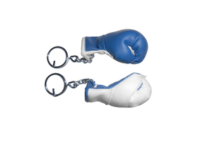 Small <b>Boxing</b> Glove PVC PU Keychain Miniature Durable Sports Gym Fitness Gift Promotional Key <b>Ring</b> Pendant Charm - Product Image 2
