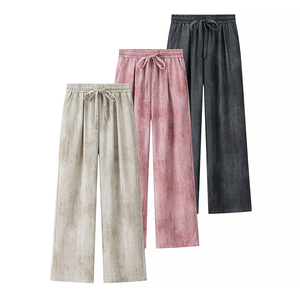 Pantalones Deportivos Premium para Mujer, Pantalones de Chándal de Algodón con Bordado Personalizado, Ropa Deportiva, Fitness, Entrenamiento, Moda Casual, Proveedor - Product Image 4