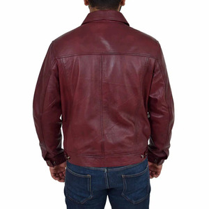 Chaqueta de Cuero Ecológica, Resistente al Viento, 100% Algodón, para Hombre, Diseño Moderno, Alta Calidad, Venta al Por Mayor OME - Product Image 6