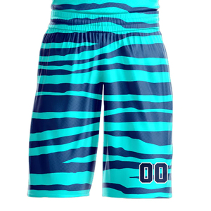 Ensemble de shorts et maillot de basket-ball pour hommes, imprimé, antibactérien, de haute qualité, avec logo personnalisé, taille plus, respirant, 100% coton - Product Image 4