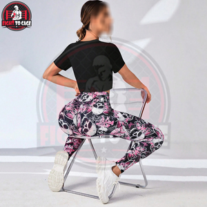 Leggings Deportivos para Mujer, Diseño Floral Impreso en 3D, Alta Elasticidad y Compresión, Precio al por Mayor, Nueva Tendencia - Product Image 2