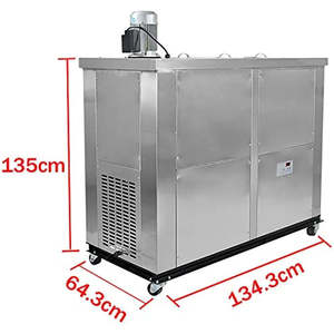 Ataforma Brazil 6 Slim Mold Sets Ice Popsicle Machine Ice Sticks Machine Ice Pops Machine moins 26 bâtonnets de glace par ensemble - Product Image 3