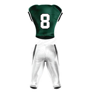 Uniforme de football américain durable et élégant pour les équipes de jeunes et d'adultes, avec numéro et nom personnalisés - Product Image 2