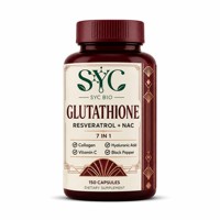 Capsules de glutathion 7-en-1 OEM avec resvératrol et NAC pour le blanchiment de la peau et la réparation cellulaire chez l'adulte – Vente en gros