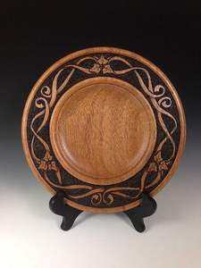 Assiettes de service en bois poli pour table, ensembles de vaisselle, assiettes de présentation, exportateur d'assiettes de service en bois - Product Image 5