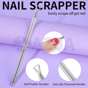 Stainless Steel Professional <b>Nail</b> Care <b>Kit</b> with Cuticle Nipper Cuticle Pusher <b>Nail</b> Cleaner Emery Boards-Durable & Portable - Product Image 5