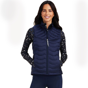 <b>Women's</b> <b>Sleeveless</b> Quilted Winter Puffer Vest Lightweight Nylon <b>Jacket</b> Breathable Warm Padding Zipper Front Windproof Casual - Product Image 1
