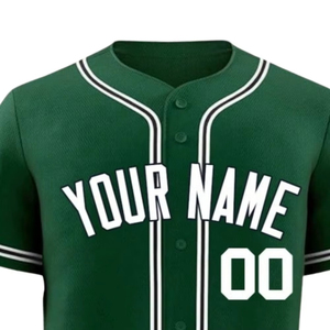 Diseño de Camiseta de Béisbol Personalizada, Transpirable, Antibacteriana, de Secado Rápido, Tallas Grandes, con Impresión de Logotipo del Equipo por Transferencia Térmica - Product Image 6