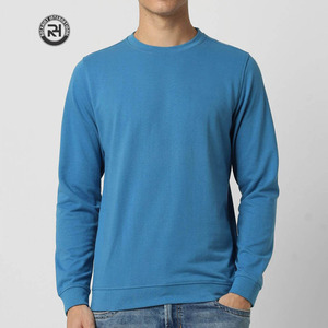 Hot Sale Men Casual <b>Fleece</b> Sweatshirt Anti-Shrink Plain Blank Pullover T-<b>Shirt</b> Hoodies for Autumn - Product Image 1