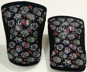 Manchon de compression épais ergonomique GAF avec logo personnalisé, protection professionnelle pour l'haltérophilie, fermeture à enfiler - Product Image 4