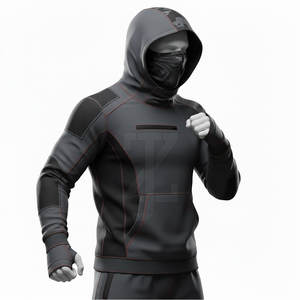 Ropa Deportiva Ligera, Transpirable y Cómoda, Sudadera con Capucha Ideal para Entrenamiento de MMA, Boxeo, Gimnasio, Ejercicio y Actividades - Product Image 2