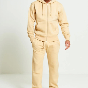 Heavyweight <b>Zip</b> Up Hoodie <b>Jogger</b> Sweatpants Set Men's Athletic Casual Sportswear with <b>Pocket</b> Autumn Wear - Product Image 6