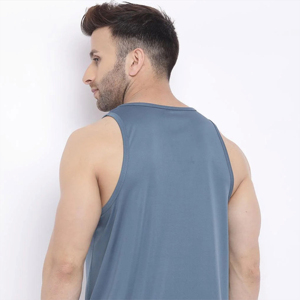 Camiseta Deportiva de Algodón Transpirable para Gimnasio, Chaleco Deportivo para Correr y Gimnasio, Camiseta sin Mangas para Hombre con OEM - Product Image 5