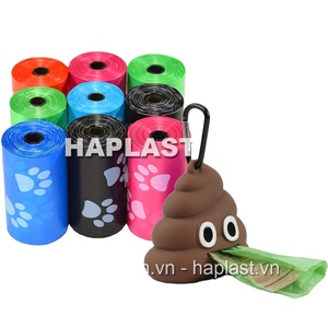 Bolsa de basura para mascotas de buena calidad con logotipo impreso personalizado, plástico ecológico, compostable, biodegradable, desechable, rollo de bolsa para caca de perro - Product Image 4