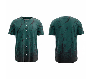เสื้อเบสบอลแบบซับลิเมชั่นสั่งทำพิเศษ ผู้จัดจำหน่ายขายส่ง |   ชุดเบสบอลทีมพร้อมโลโก้และหมายเลขแบบกำหนดเอง |   ฐานผ้าโพลีเอสเตอร์ที่ระบายอากาศได้ดี - Product Image 3