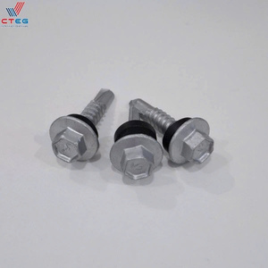 Tornillo para techos con recubrimiento anticorrosivo Dacromet para uso en la construcción de paneles de techo metálicos - Product Image 2