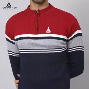Sweat-shirts légers sur mesure, design uni, demi-zip, haute qualité, prix bas, basiques, pour hommes - Product Image 5