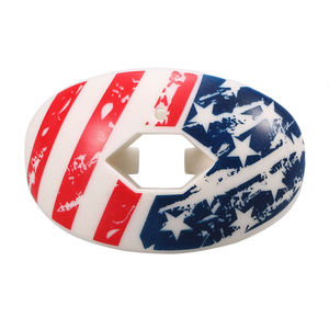 Protège-dents en plastique lavable avec logo personnalisé, design drapeau américain, pour la boxe, protection sportive, léger, style tendance, universel - Product Image 2