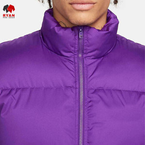 เสื้อกั๊กพัฟเฟอร์ Ryan Pro Gear แบบสั่งทำพิเศษสำหรับผู้ชาย ผ้าโพลีเอสเตอร์บุใยสังเคราะห์ นุ่มสบาย พร้อมโลโก้แบบกำหนดเอง ลายเรียบ - Product Image 3