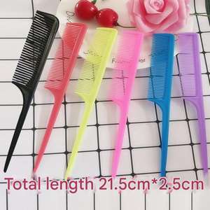 Peigne à queue de rat de grande taille pour la coiffure, avec manche en plastique et accessoire pour extensions capillaires, idéal pour les salons et l'usage domestique (vente en gros) - Product Image 6