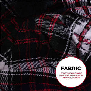 Gorro Escocés Macdonald Moderns Tartan Clan Bonnet Tam o' Shanter con Pompón, Gorro de Lana de las Tierras Altas, Venta al por Mayor - Product Image 4