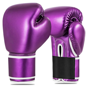Nouveau design 2026, gants de boxe en cuir de vachette de haute qualité, fermeture Velcro, logo personnalisé, 100% cuir, gants de combat MMA - Product Image 3