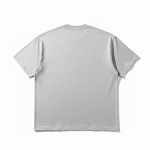T-shirt Oversize Personnalisé Homme Streetwear Coton Lourd 100% Coton Uni Épaules Tombantes Unisexe Tee-shirt Coton Personnalisé - Product Image 3