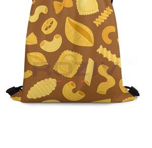 Lightweight Custom Logo Sublimation <b>Drawstring</b> Backpack Customized <b>Waterproof</b> Eco-Friendly Polyester <b>Bags</b> - Product Image 5