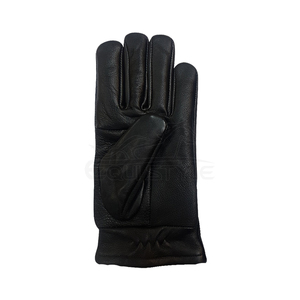 Gants en cuir noir pour femmes, en peau de mouton véritable, poignet élastique, doigts entièrement flexibles, nouvelle mode, gants d'hiver pour femmes, vente en gros - Product Image 3