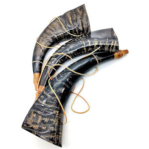 Corne soufflante de style animal de haute qualité artisanat poli naturel meilleur grossiste à l'exportation à bas prix de l'Inde produit de vente chaud - Product Image 1