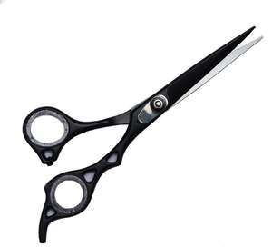 Juego de Tijeras de Peluquería Profesionales con Hojas de Acero Inoxidable 440C, Tijeras de Entresacar de Mango Largo y Peine para Uso en Salones de Belleza - Product Image 4