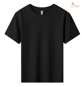 T-shirt à manches courtes en coton 100% respirant et doux, col rond, avec impression DTG de logo personnalisé, tissu 160g - Product Image 1