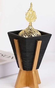 Art Empire Exports – Brûleur de Bakhoor en Résine de Luxe, Mabkhara, Encens Oud Arabe, Support Décoratif pour Parfum d'Ambiance - Product Image 3