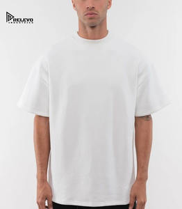 Camiseta de Algodón Grueso de 220 GSM para Hombre, Tejido Resistente, Corte Holgado, Estilo Urbano, Suave y Cómoda para el Verano - Product Image 3