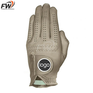 Guantes de Golf Unisex Profesionales de Cuero Genuino Personalizables con Logotipo Impreso, Transpirables, Antideslizantes, Impermeables, de Alta Calidad al por Mayor - Product Image 1