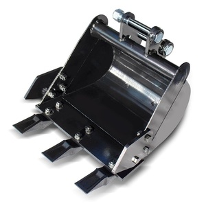 Godet de mini-excavatrice haute résistance pour l'excavation efficace du sol, le creusement de fossés, l'aménagement paysager et la construction générale - Product Image 2