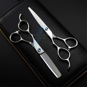 Juego de tijeras de corte de pelo profesional de acero inoxidable para salón de peluquería, juego de tijeras de peluquero de alta calidad - Product Image 2