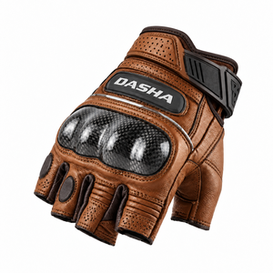 Gants de vélo demi-doigts en cuir de qualité supérieure, antichoc, résistants à la transpiration, pour le cyclisme, les sports et les activités de plein air, vente en gros - Product Image 2