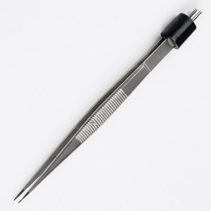 Pinces bipolaires électriques en acier inoxydable Semkin non isolées 14 cm avec pointes de 0,5 mm et 0,7 mm, instrument chirurgical pour microchirurgie - Product Image 6