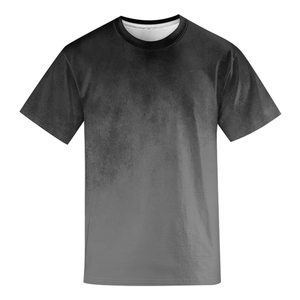 T-shirt en coton surdimensionné pour homme, col rond, manches courtes, couleur unie, décontracté, épaules tombantes, coupe jersey, longueur normale - Product Image 2